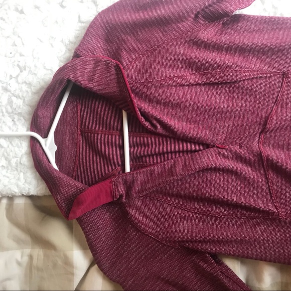 Red Lulu lemon zip up - Picture 3 of 3